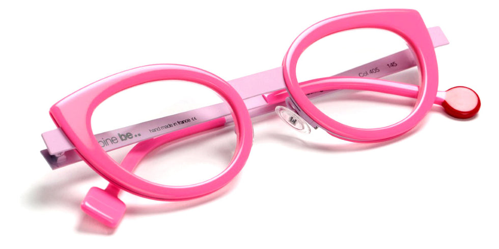 Sabine Be® Be String - Shiny Neon Pink / Satin Baby Pink Eyeglasses