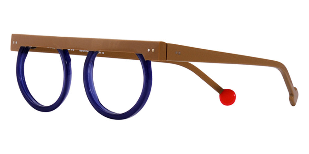 Sabine Be® Be Strong By Mina - Shiny Solid Beige Shiny Navy Blue Eyeglasses