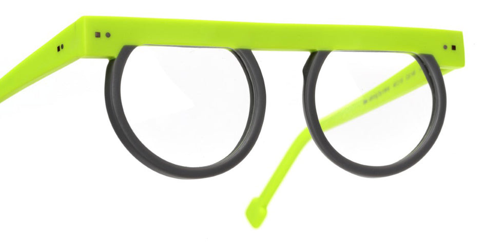 Sabine Be® Be Strong By Mina - Matte Neon Yellow / Matte Solid Grey Eyeglasses