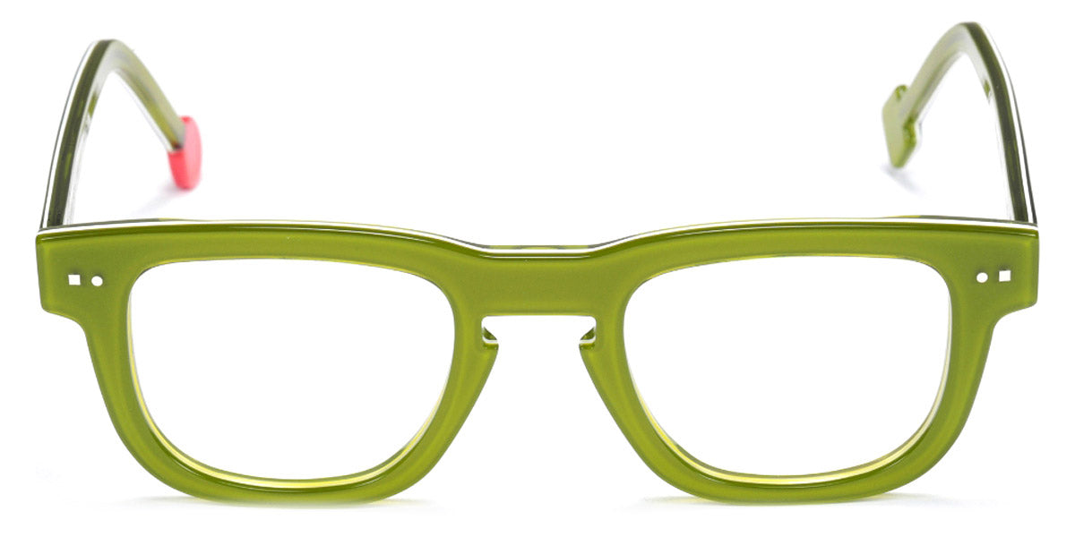 Sabine Be® Be Swag - Shiny Translucent Light Green / White / Shiny Translucent / Light Green Eyeglasses