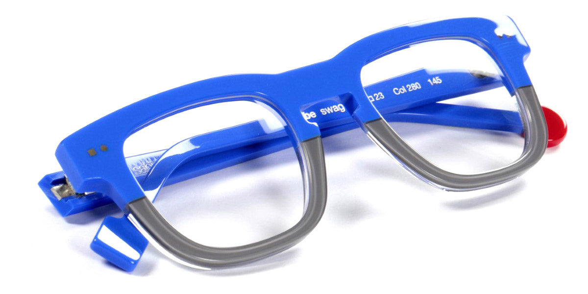 Sabine Be® Be Swag - Shiny Blue Majorelle / Shiny Grey Eyeglasses