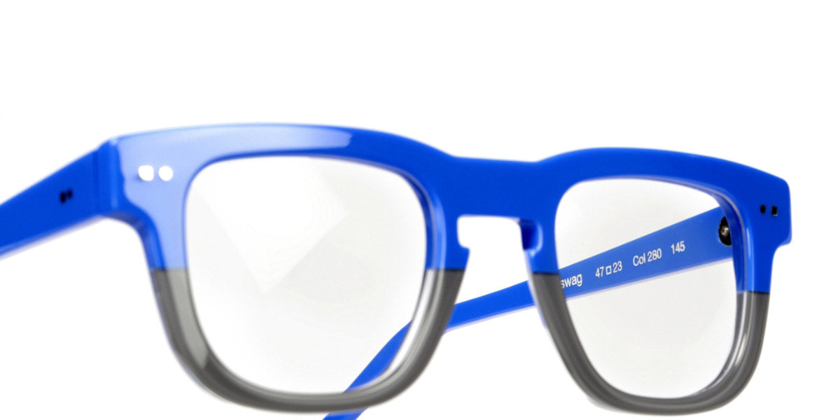 Sabine Be® Be Swag - Shiny Blue Majorelle / Shiny Grey Eyeglasses