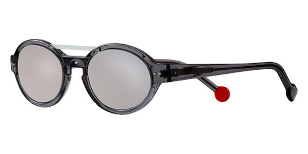 Sabine Be® Be Trendy Sun - Shiny Translucent Gray / Satin White Sunglasses