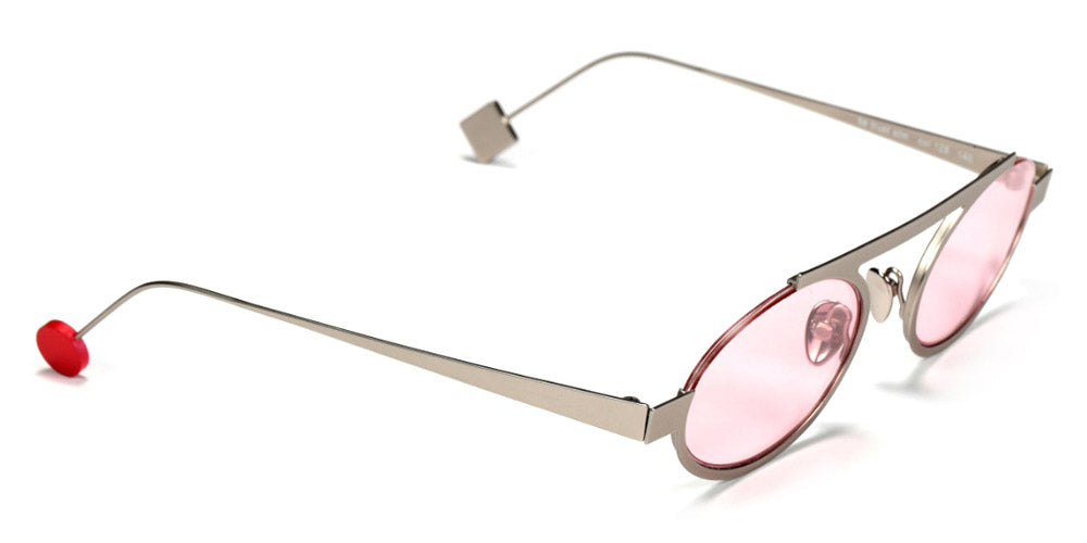 Sabine Be® Be Trust Slim Sun Summer SB Be Trust Slim Sun Summer 128ros 49 - Matte Palladium with pink lenses Sunglasses