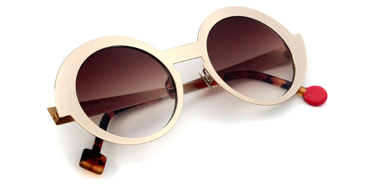 Sabine Be® Be Val De Loire Slim Sun - Polished Pale Gold Sunglasses