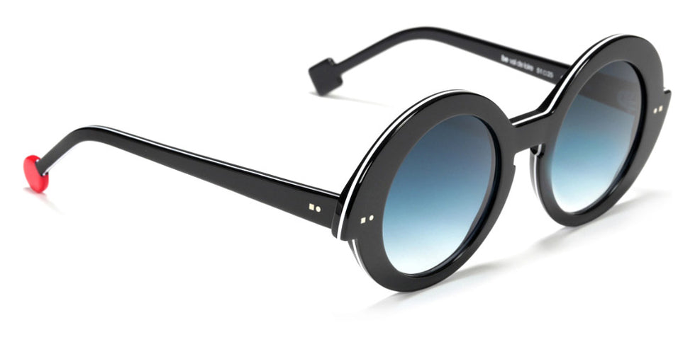 Sabine Be® Be Val De Loire Sun - Shiny Midnight Blue / White / Shiny Navy Blue Sunglasses