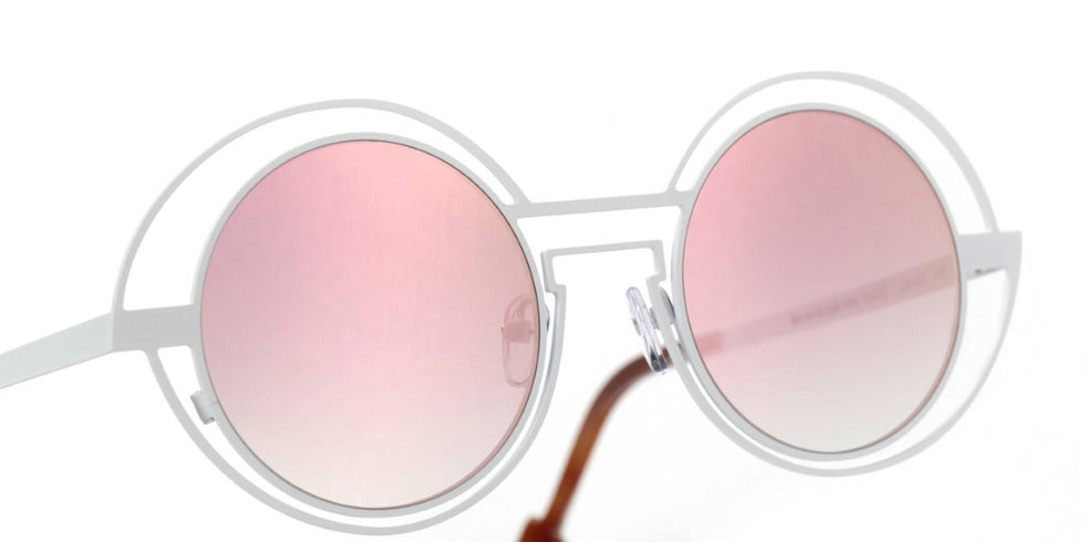 Sabine Be® Be Val De Loire Wire Sun - Satin White Sunglasses