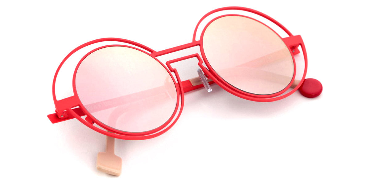 Sabine Be® Be Val De Loire Wire Sun - Satin Neon Orange Sunglasses