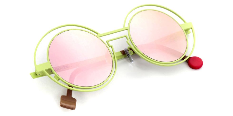 Sabine Be® Be Val De Loire Wire Sun - Satin Pistachio Green Sunglasses