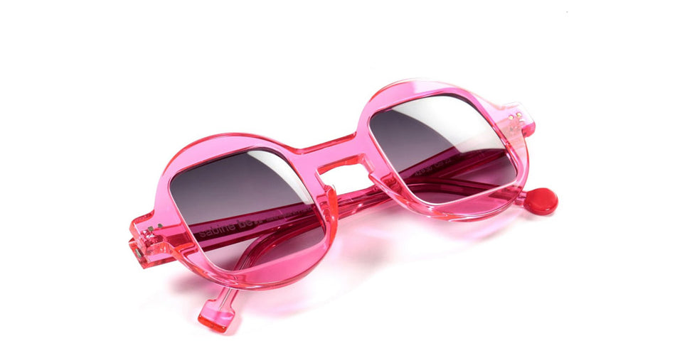 Sabine Be® Be Whaouh ! Sun - Shiny Translucent Neon Pink Sunglasses