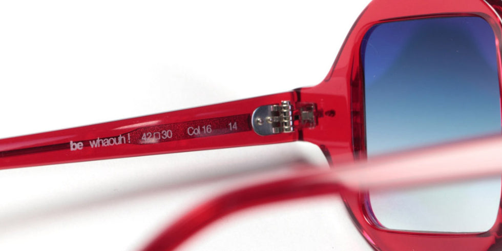 Sabine Be® Be Whaouh ! Sun - Shiny Translucent Red Sunglasses