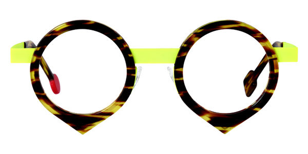 Sabine Be® Be Yang - Shiny Veined Tortoise / Satin Neon Yellow Eyeglasses