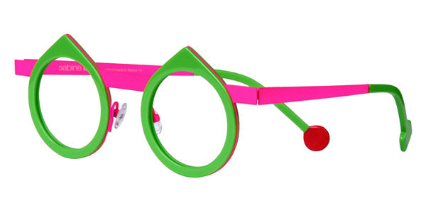 Sabine Be® Be Yin - Shiny Prairie Green / Satin Neon Pink Eyeglasses