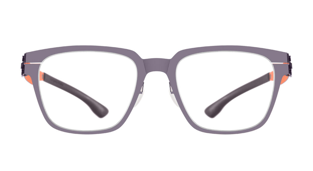 Ic! Berlin® Bo Shiny Aubergine-Flame 52 Eyeglasses