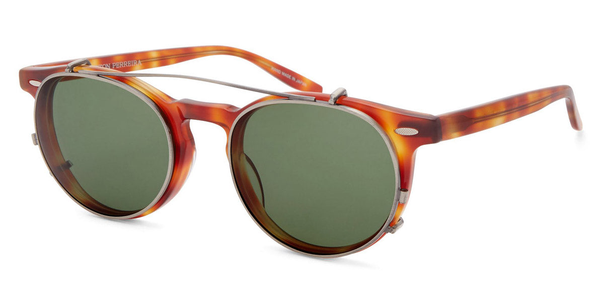 Barton Perreira® Banks - Pewter / Bottle Green Clip Only Eyeglasses