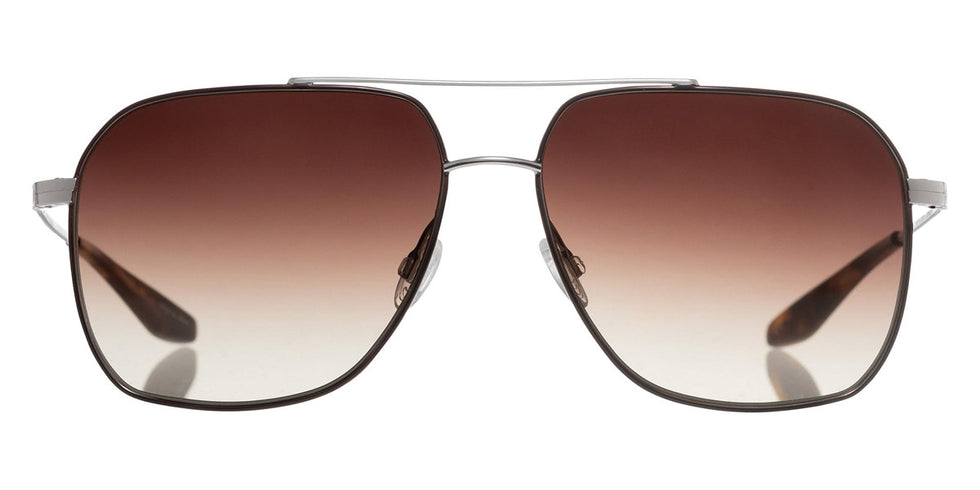 Barton Perreira® Aeronaut - Java/Silver / Smokey Topaz AR Sunglasses