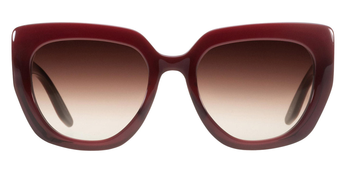 Barton Perreira® Akahi - Oxblood / Smokey Topaz AR Sunglasses