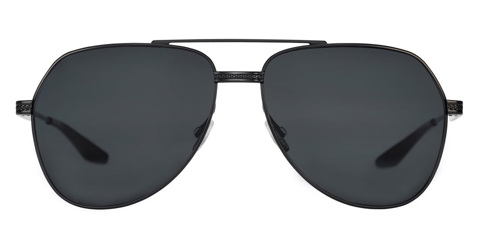 Barton Perreira® 007 AVTAK - Black Satin / Noir Sunglasses