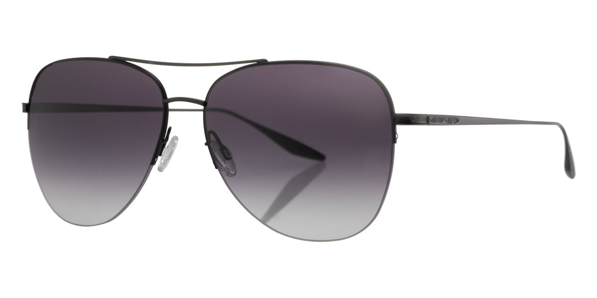 Barton Perreira® Chevalier - Black Satin / Smolder (AR) Sunglasses