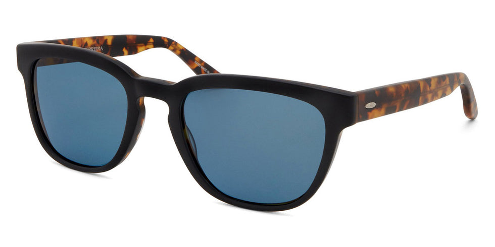 Barton Perreira® Coltrane - Matte Black Amber Tortoise / Marine Polarized / Marine Polarized Sunglasses