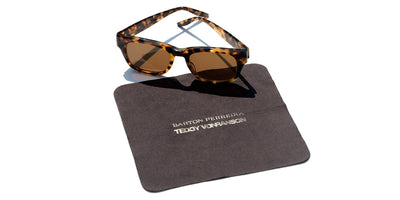 Barton Perreira® Domino X Teddy Vonranson - Tokyo Tortoise / Espresso AR Sunglasses