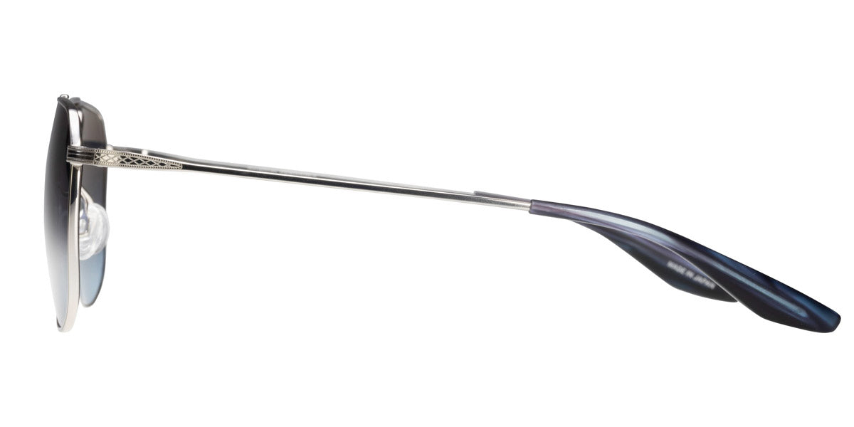 Barton Perreira® Javelin Sun - Silver / Steel Blue Sunglasses