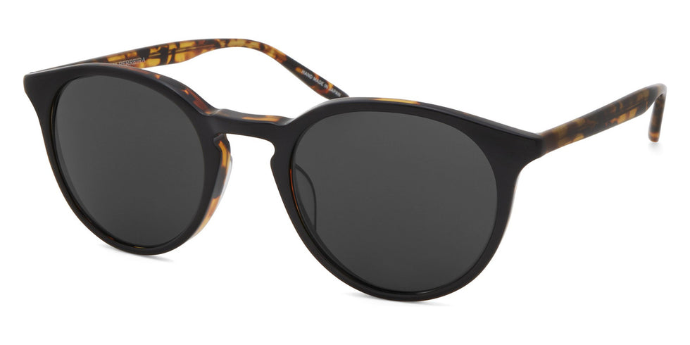 Barton Perreira® Princeton - Black Amber Tortoise / Vintage Gray Sunglasses