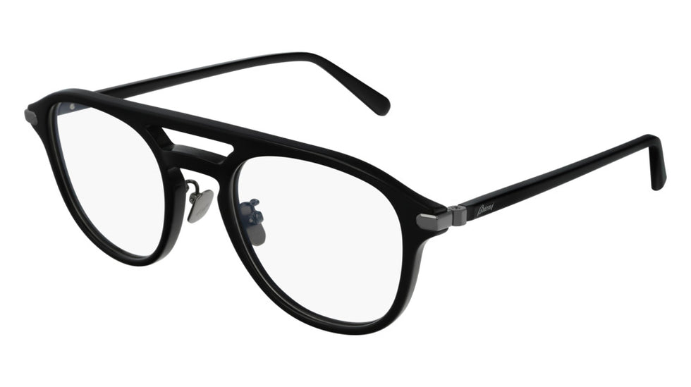 Brioni® BR0058O - Black Eyeglasses