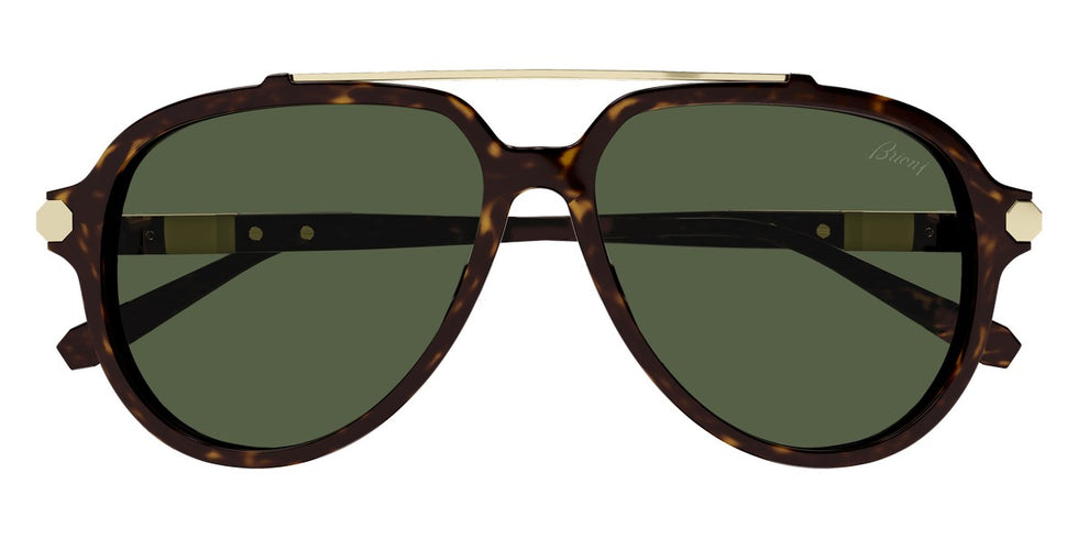 Brioni® BR0096S - Havana / Green Sunglasses