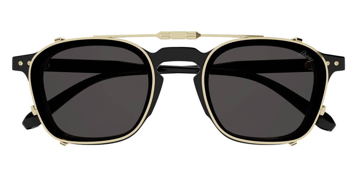 Brioni® BR0097S - Black / Gray Sunglasses