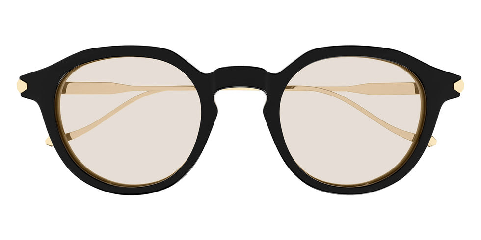 Brioni® BR0103S - Black/Gold / Yellow Sunglasses