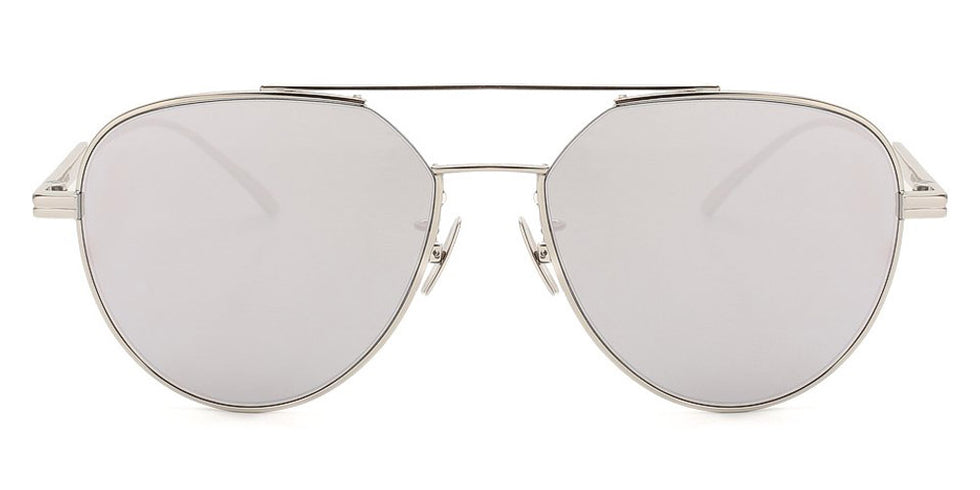 Bottega Veneta® BV1013SK - Silver / Silver Mirrored Sunglasses