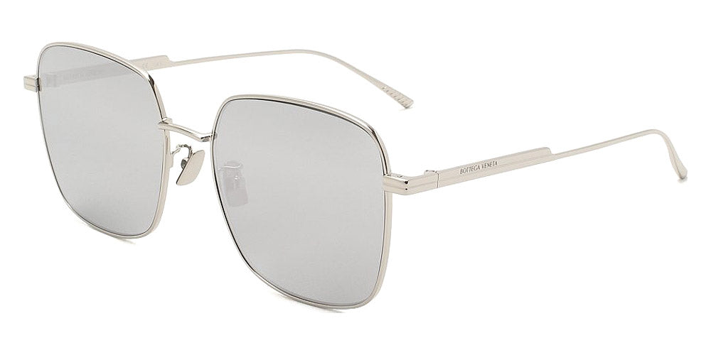 Bottega Veneta® BV1082SK - Silver / Silver Mirrored Sunglasses