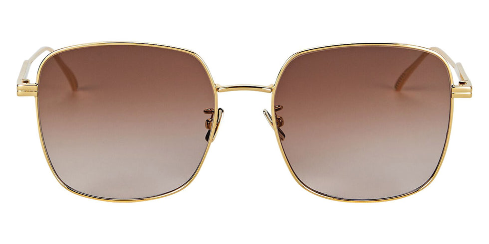 Bottega Veneta® BV1082SK - Gold / Brown Gradient Sunglasses