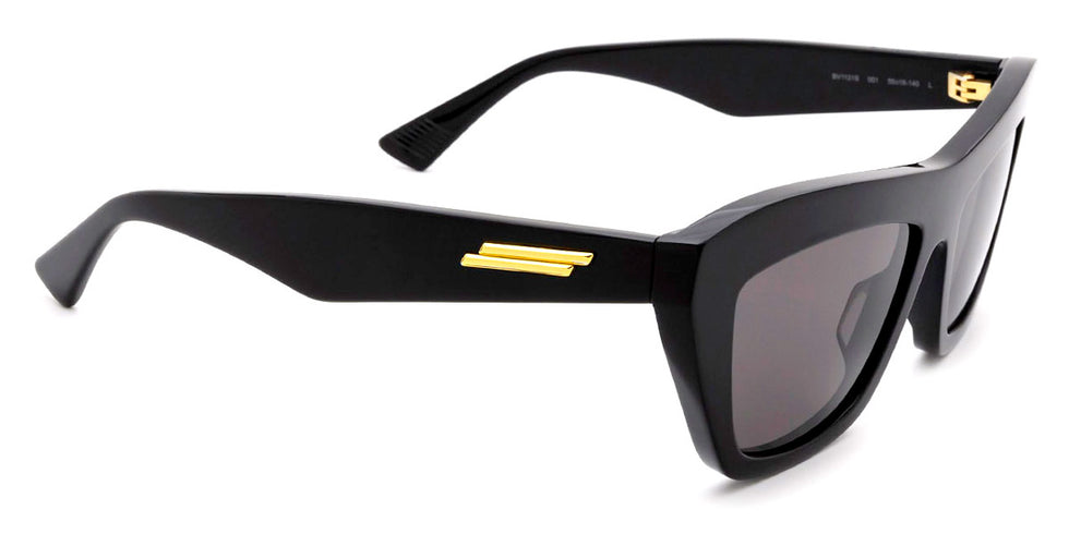 Bottega Veneta® BV1121S - Black / Gray Sunglasses