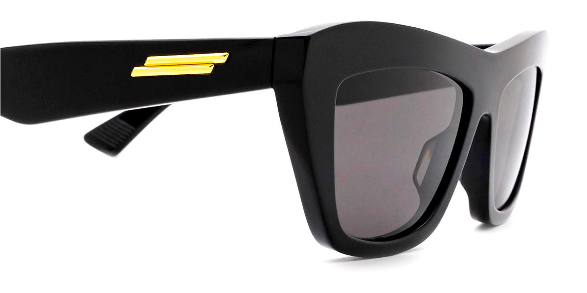 Bottega Veneta® BV1121S - Black / Gray Sunglasses