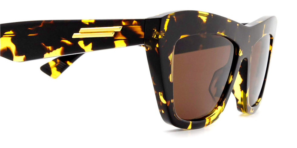 Bottega Veneta® BV1121S - Havana / Brown Sunglasses