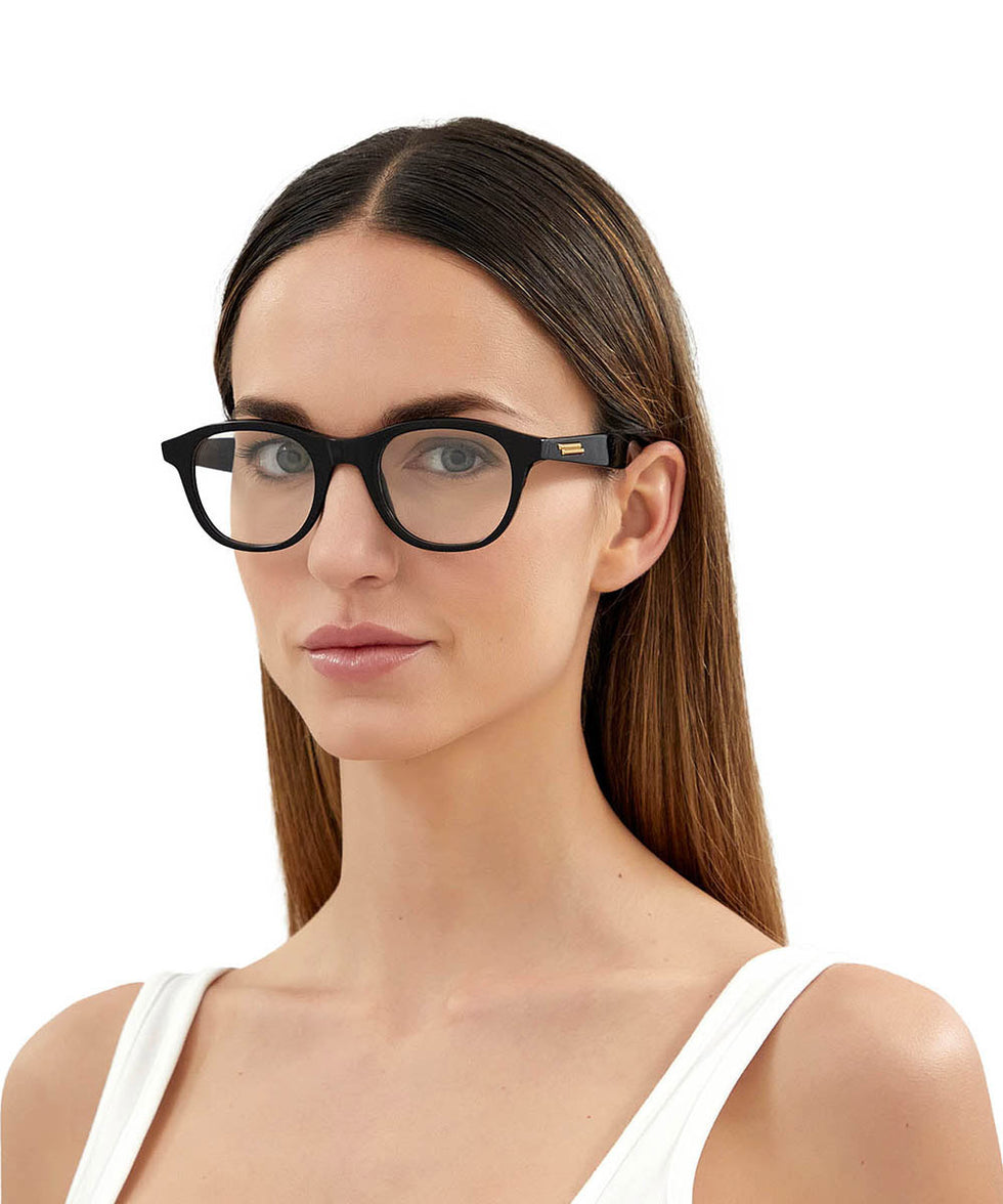 Bottega Veneta® BV1130O - Black Eyeglasses
