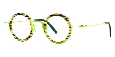 Theo® Carrot TH CARROT 054 42 - Green/Yellow Ecail+Fluo Yellow Eyeglasses