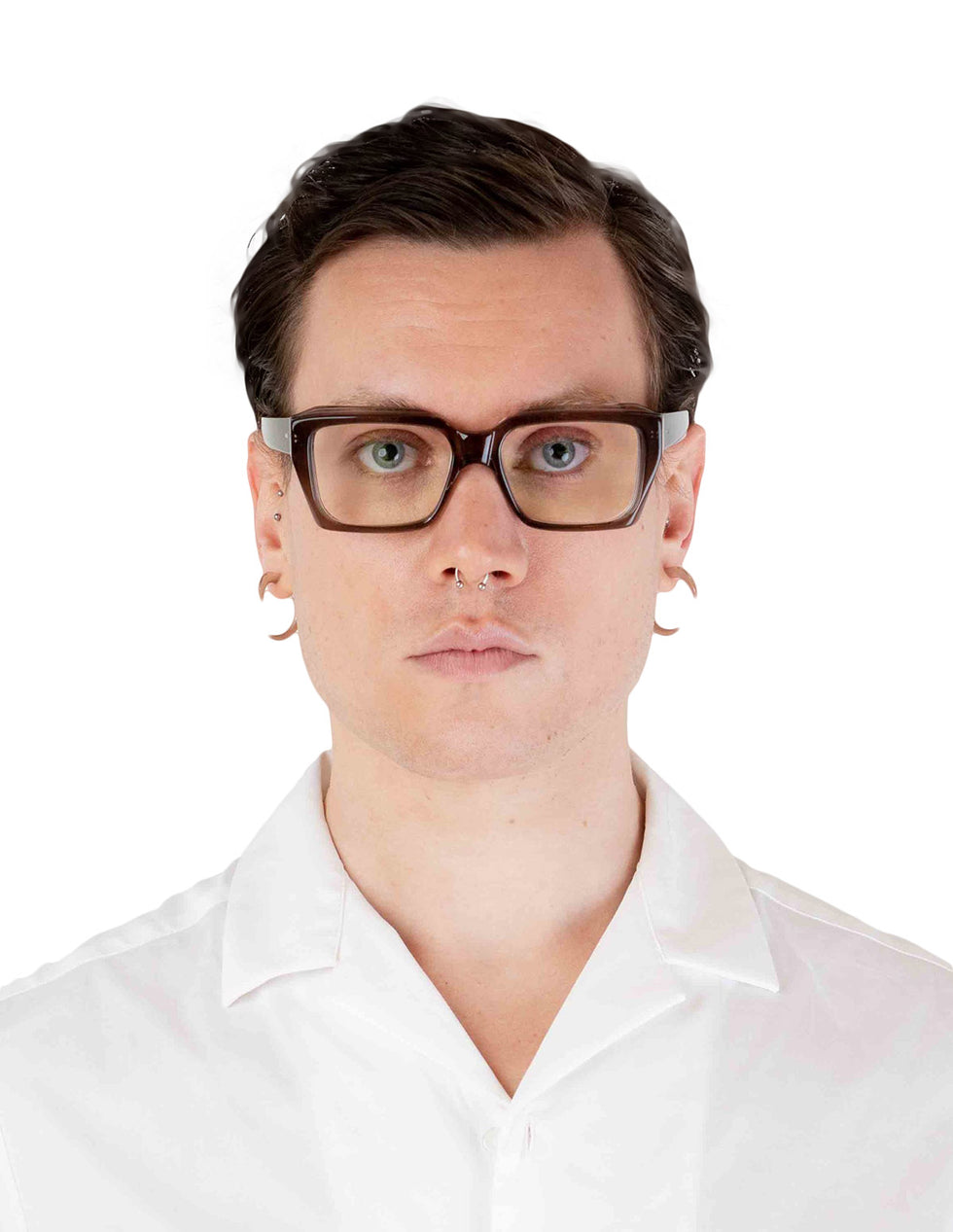 Kirk & Kirk® CECIL KK CECIL WALNUT 54 - Walnut Eyeglasses