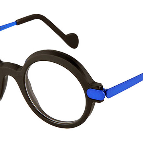 NaoNed® Clouet NAO Clouet 70U 46 - Brown / Neon Dark Blue Eyeglasses