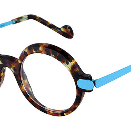 NaoNed® Clouet NAO Clouet 76B 46 - Tortoiseshell / Vespa Blue Eyeglasses