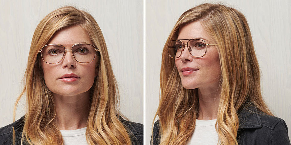 SALT.® COLORADO 55 RX SAL COLORADO 55 RX 003 55 - Brushed Gold/Antique Leaves Eyeglasses