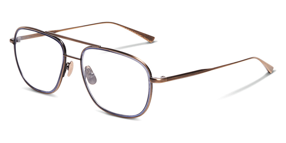 SALT.® COLORADO 55 RX SAL COLORADO 55 RX 005 55 - Antique Gold/Indigo Blue Eyeglasses
