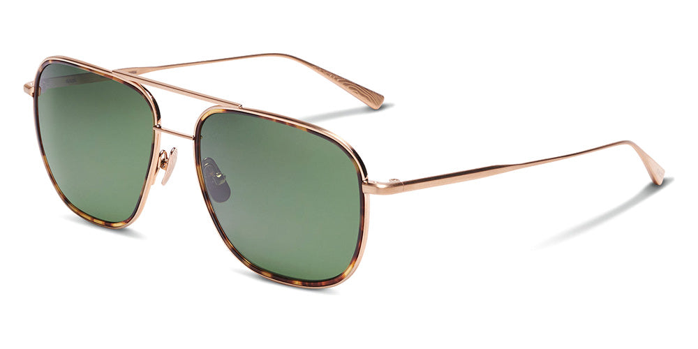 SALT.® COLORADO 58 SAL COLORADO 58 003 58 - Brushed Gold/Antique Leaves/Polarized Glass Forest Lens Sunglasses
