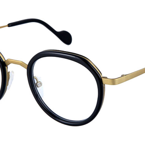 NaoNed® Drenneg NAO Drenneg 55A 49 - Black / Matte Light Khaki Eyeglasses