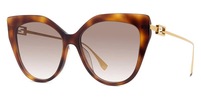 Fendi® FE40011U FEN FE40011U 53F 57 - Shiny Classic Havana / Brown Sunglasses