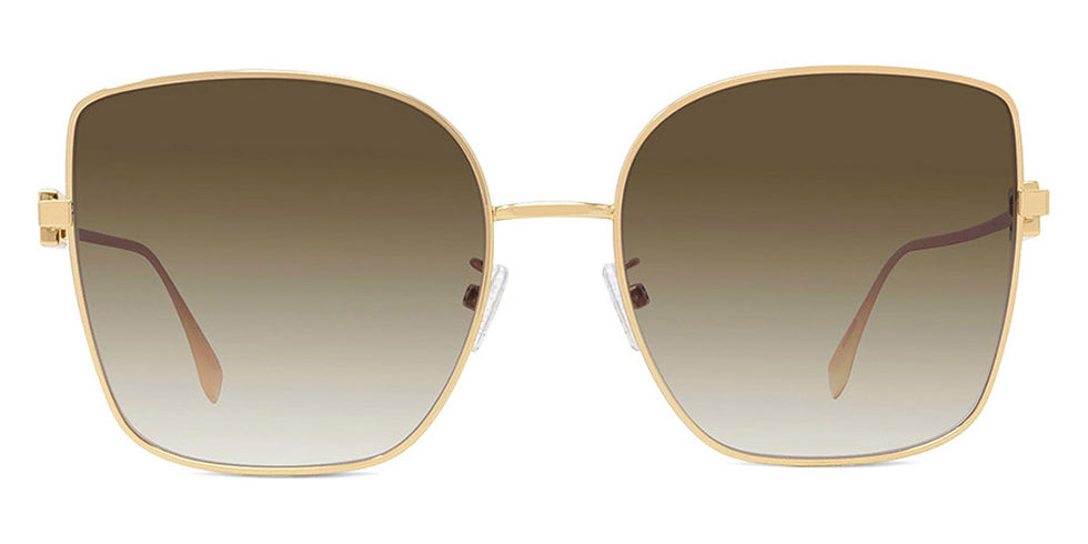 Fendi® FE40013U FEN FE40013U 30F 59 - Shiny Endura Gold / Brown Sunglasses