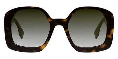 Fendi® FE40048U FEN FE40048U 52F 54 - Shiny Dark Havana / Brown Sunglasses