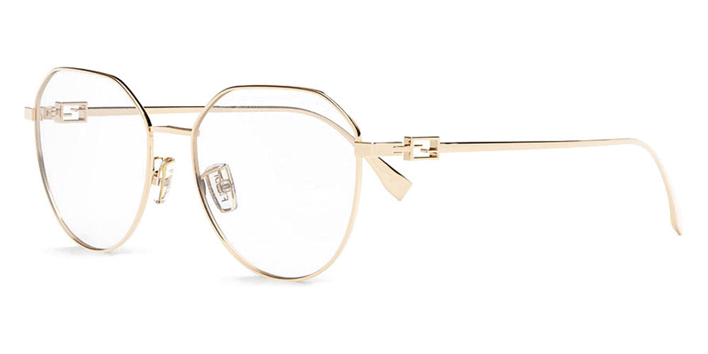 Fendi® FE50042U FEN FE50042U 010 55 - Shiny Gold Eyeglasses